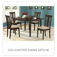 COS-CHESTER DINING SET(1+4)